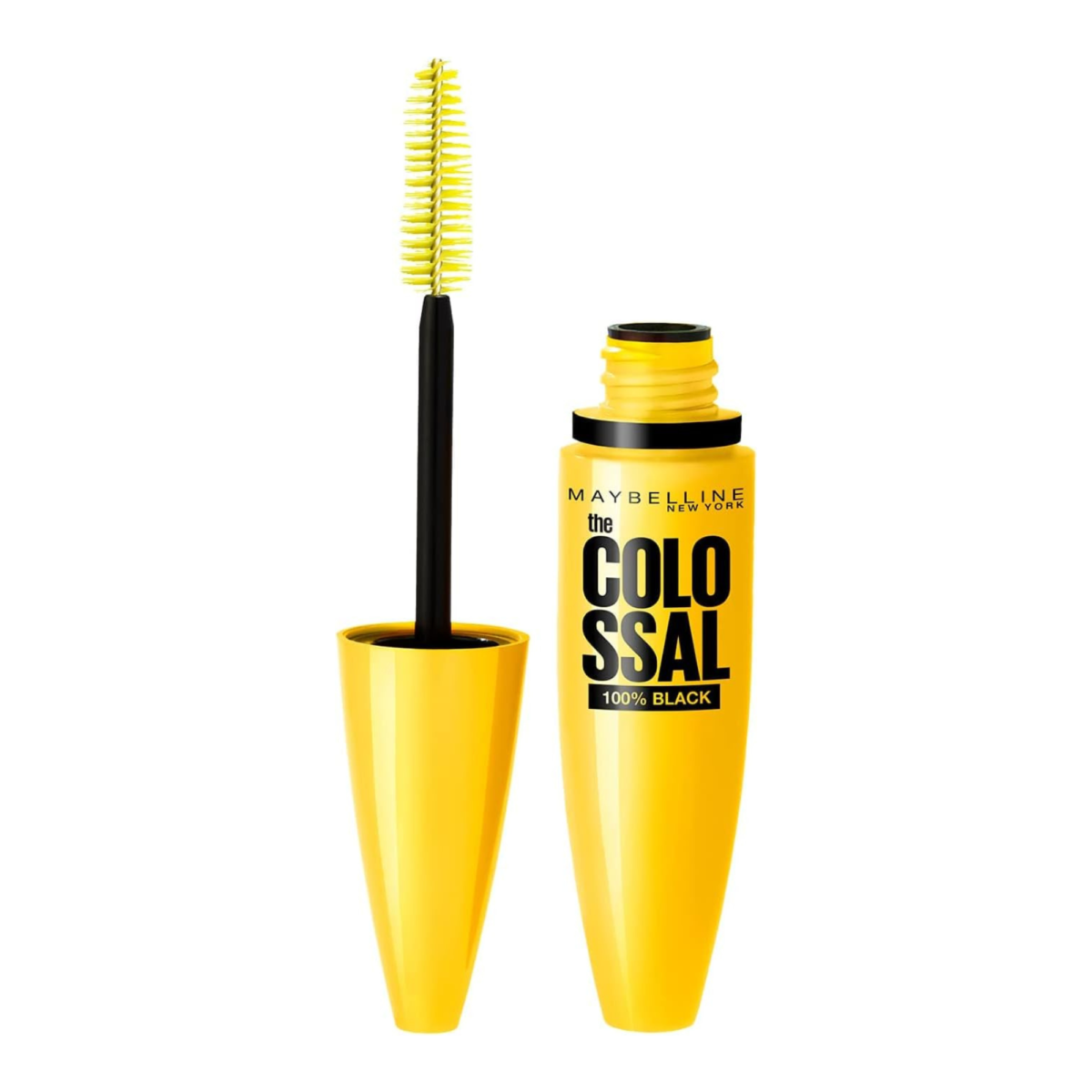 ماسكرا ميبلين الصفرا فوليوم اكسبرس كولوسال أسود Maybelline Volum Express Colossal Washable Mascara