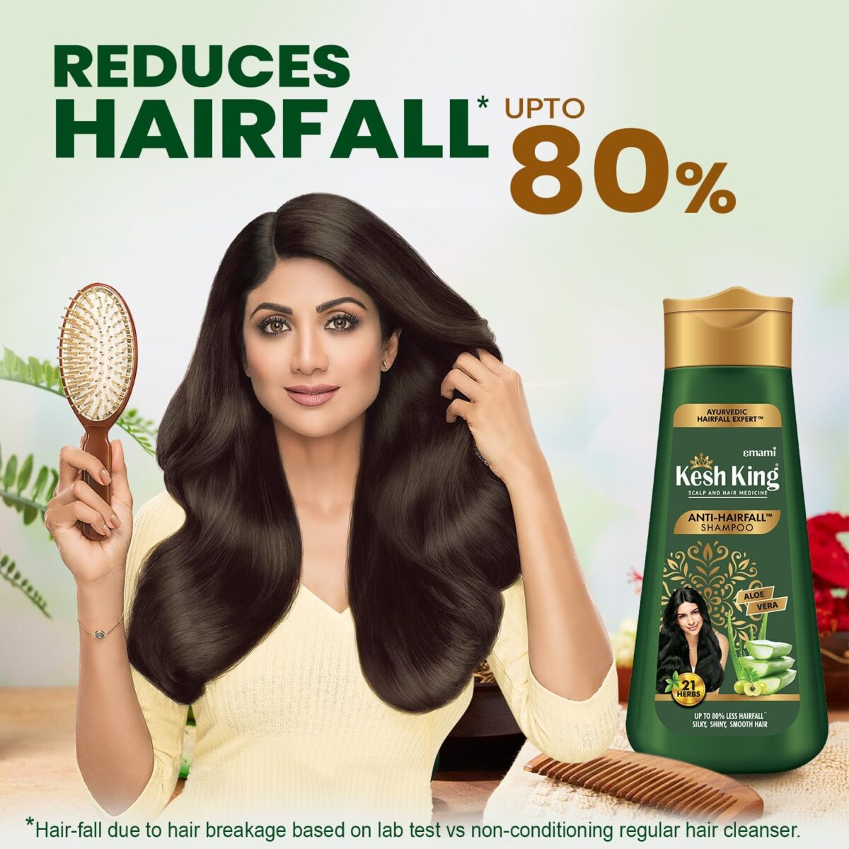 شامبو كيش كينج لحماية الشعر من التساقط 200مل Kesh King Ayurvedic Anti Hair Fall Shampoo