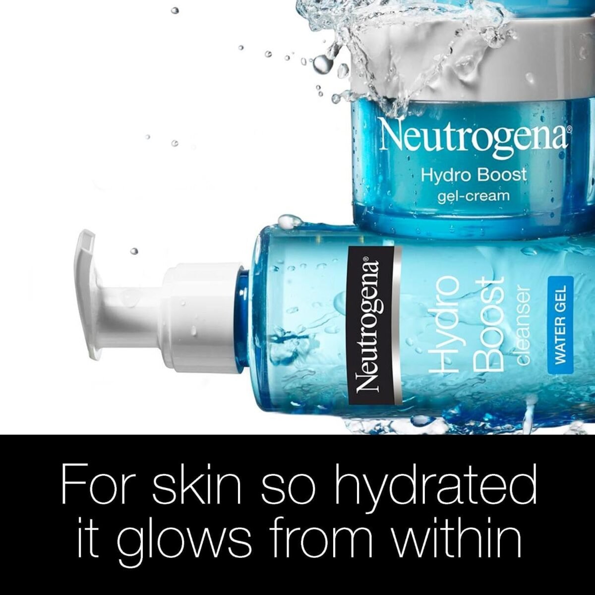 غسول نيتروجينا هيدرو بوست جل التنظيف المائي 200مل Neutrogena hydro boost water gel