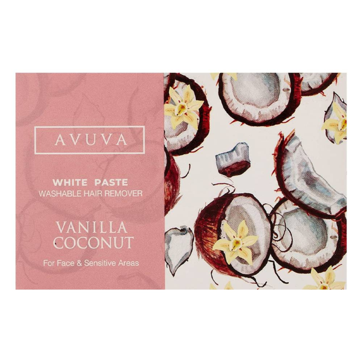 سويت افوفا عجينه بيضاء لازاله الشعر - 100 جم فانيليا و جوز هند Avuva Vanilla Coconut – White Paste