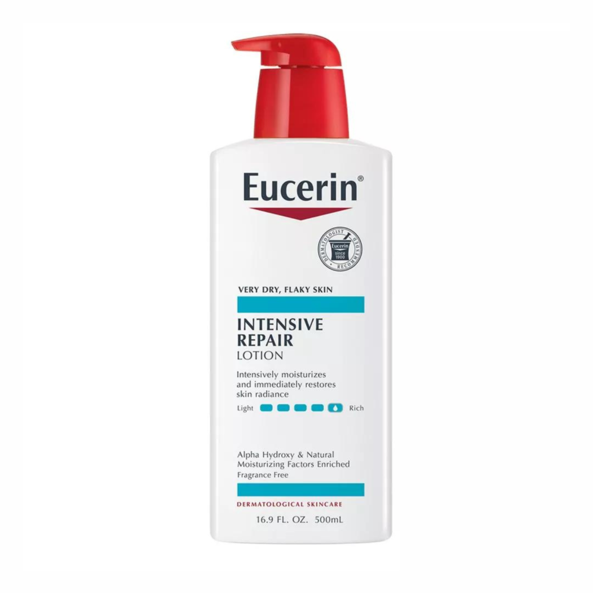 يوسيرين لوشن اصلاح البشرة المتقدم للبشرة الجافة جداً - 500 مل Eucerin Intensive Repair Body Lotion