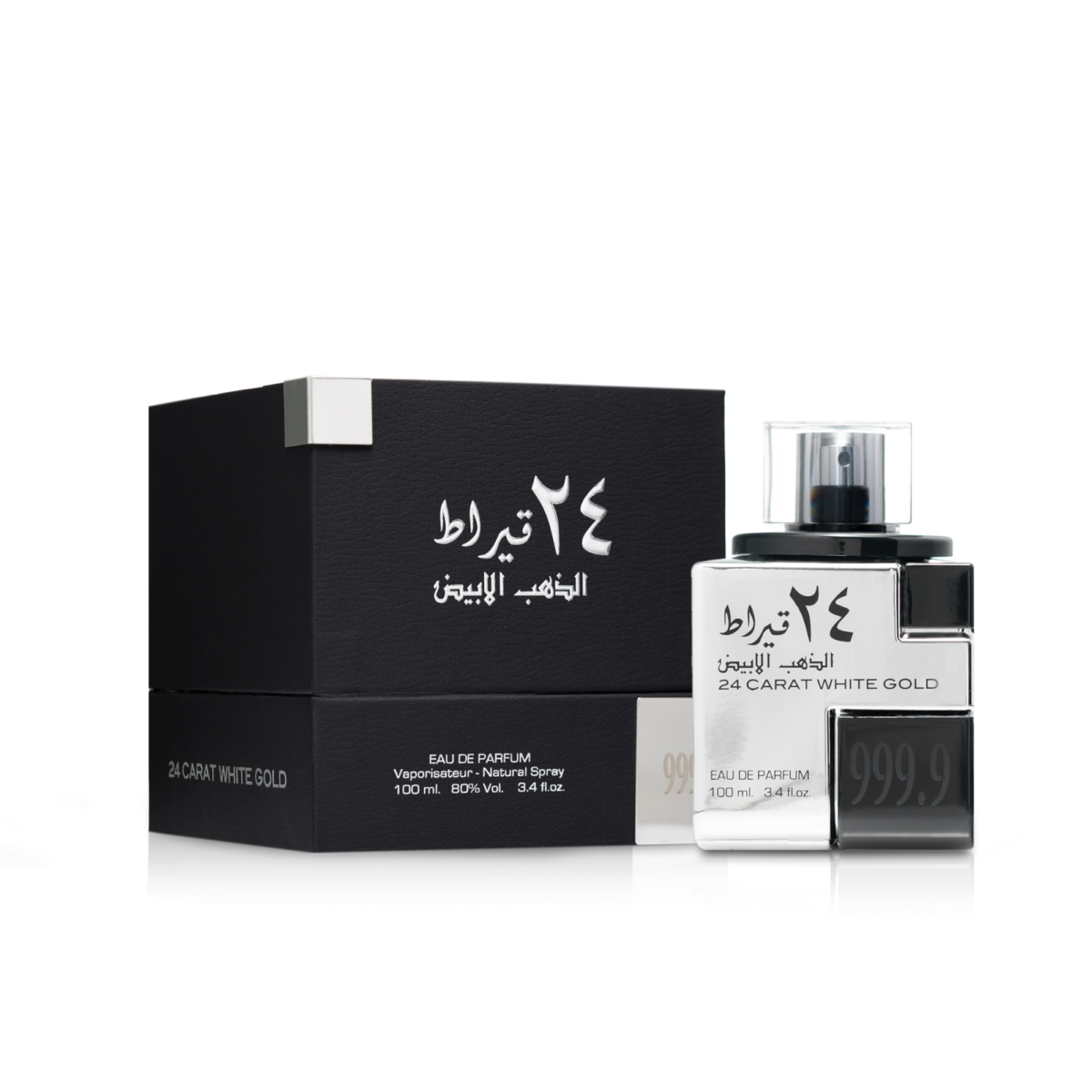 عطر لطافة 24 قيراط الذهب الابيض او دو بارفان للجنسين 100 مل