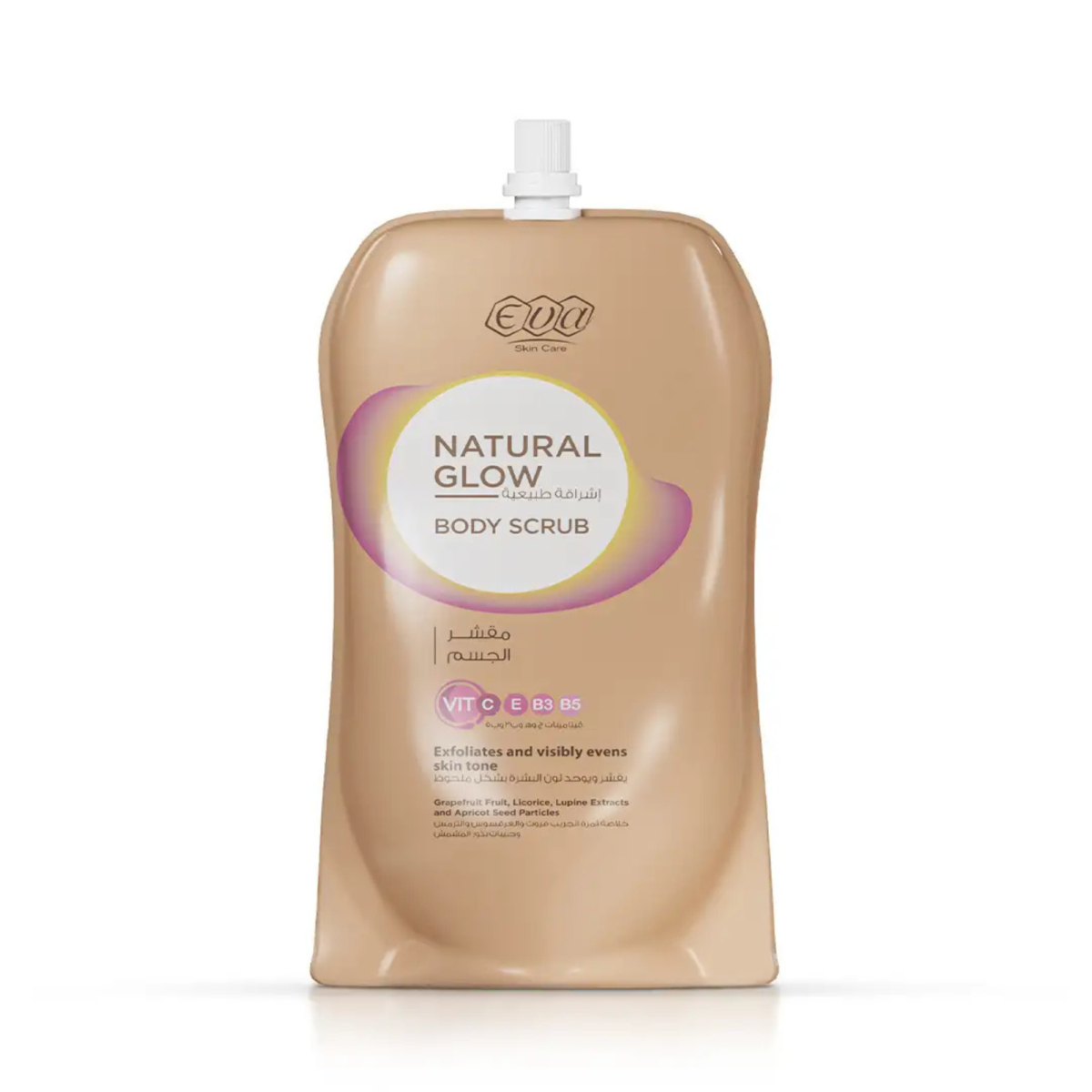 سكرب ايفا مقشر الجسم ناتشورال جلو 250 جرام Eva Skin Care Natural Glow Body Scrub